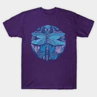 Mountain Blue Circle of the Dragonfly T-Shirt